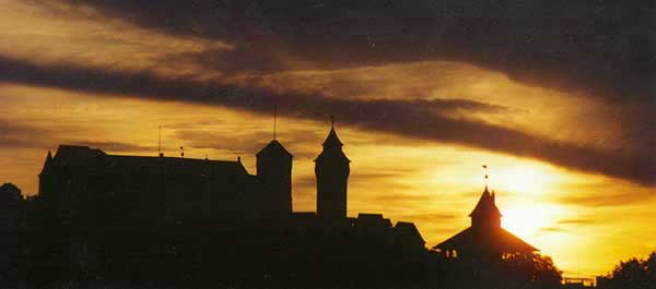 Blick auf Kaiserburg am Morgen- eigene Aufnahme