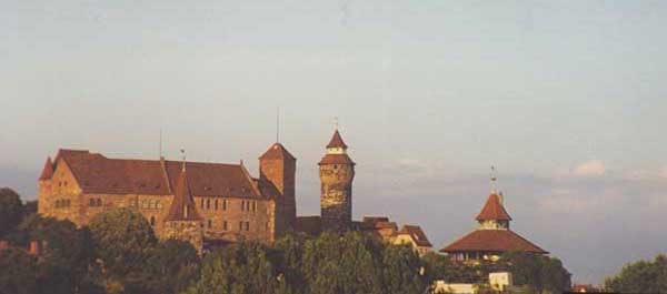 Blick auf Kaiserburg - eigene Aufnahme