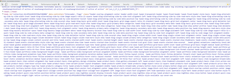 angeblicher Screenshot einer mit Bootstrap formatierten Seite